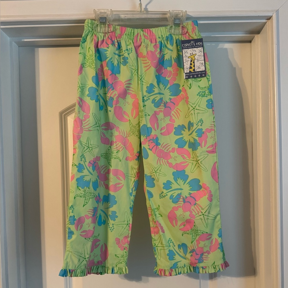 NWT CORKEY’S KIDS Boutique Brand Capri Pants Size 5 New with Tags
